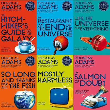 Amazon.com: The Hitchhiker's Guide to the Galaxy (6 Book Set in the  Series): 0722589442254: Douglas Adams: Video Games