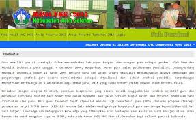 Tabel dibawah ini memuat informasi tentang uji kompetensi guru. Cara Melihat Hasil Ukg 2015 Blog Pak Pandani