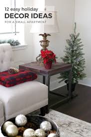 12 Easy Holiday Decorating Ideas For A Small Apartment Apartment Holiday Decor Christmas Decorations Apartment Christmas Room Decor