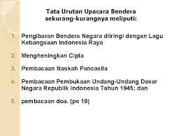 Teks pembukaan uud 1945 | sd n balewangi 01 garut. Keprotokolan Tata Tempat Tata Upacara Dan Tata Penghormatan