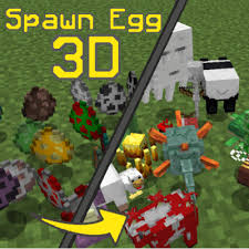 In minecraft there is a large variety of mobs. Spawn Egg 3d For Minecraft 1 16 1