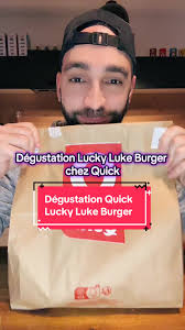 1 menu + 2€ vous avez une BD Lucky Luke! @Quick France #quick #luckyluke  #dégustation #burger