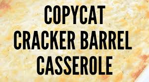 Destination.cracker barrel, a favorite spot of ours. Copycat Cracker Barrel Hash Brown Casserole Recipe