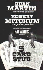 Five card stud has the elements of an action western: Five Card Stud 5 Card Stud 1968 Filmaffinity