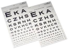 Amg Medical 10 Ft Snellen Eye Chart Bowers Medical Supply