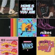 Aesthetic wallpapers iphone wallpaper tumblr aesthetic aesthetic desktop wallpaper pretty wallpaper iphone peach wallpaper edgy wallpaper cute patterns wallpaper. 80s 50pc Wall Collage Kit Aesthetic 80s Mtv Trendy Etsy Wall Collage Aesthetic Collage Skater Wallpaper