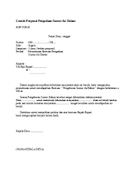 Definisi proposal sendiri adalah gambaran detail mengenai sebuah kegiatan yang akan diadakan meliputi waktu, tempat, peserta, panitia hingga anggaran dana. Contoh Proposal Pengadaan Sumur Air Dala