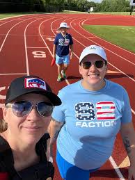 Person's 4th of July celebration at home