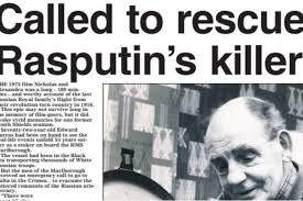 Shields man Edward Barras's role in rescuing Rasputin's killer in 1916