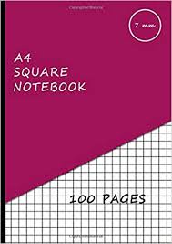 Square of a number a is a number y such that y² = y*y. 7mm Square Notebook A4 100 Pages Squared Quad Ruled Grid Paper 7mm Notebook For Mathematics Science Students Notepad Project Graph Writing Pad Workbook A4 Amazon De Yass Zinop Fremdsprachige Bucher