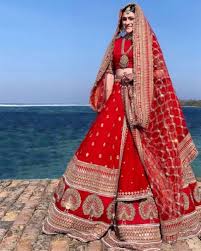 Deepika Padukone Red Bridal Lehenga Bridal Deepika Lehenga Padukone Red Weddingoutfit Bridal Lehenga Red Indian Bride Outfits Indian Bridal Outfits