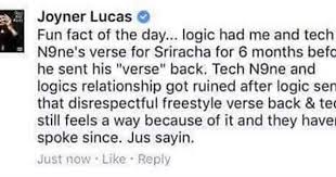 I M Sorry Joyner Lucas Lyrics The Expert Go ahead and call me a coward and say i'm not strong because i'm not like you go ahead and call me crazy cause i live in a maze tell me how about you? i m sorry joyner lucas lyrics the expert