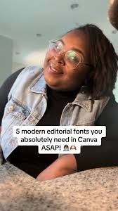 5 Modern Editorial Fonts for Stunning Canva Designs ❤️