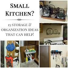 15 small kitchen storage & organization
