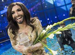 Austria's 'bearded lady' wins eurovision song contest conchita wurst, austria's first eurovision winner since 1966, received the biggest cheers from the audience but also stirred controversy in. Austria S Bearded Lady Conchita Wurst Wins Eurovision Contest
