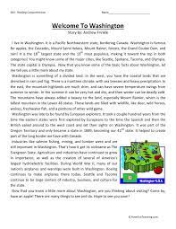 No annoying ads, no download limits, enjoy it and don't forget to bookmark and share the love! Reading Comprehension Worksheet Welcome To Washington