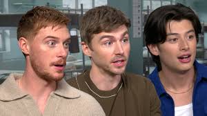 Max Parker, Miles Heizer and Liam Oh react to the cliffhanger ending of  'Boots,' now streaming