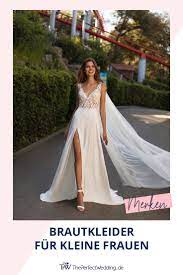 Die gute seite ist, dass es sich um verschiedene typen handelt, sodass sie aus es gibt die kleider, die komplett mit spitze überzogen sind. Brautkleider Fur Kleine Frauen Brautkleid Fur Kleine Frauen Braut Fliessende Brautkleider