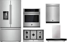 Appliances connection helps turn your dream kitchen into reality with an assortment of best value kitchen you won't even have to worry about abrupt smoke from culinary creations. Jennair Jarectwodw100 5 Piece Kitchen Appliances Package With French Door Refrigerator And Dishwasher In Stainless Steel