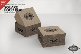 Download Square Fold Out Box Packaging Mockup Food Box Packaging Packaging Mockup Box Packaging PSD Mockup Templates