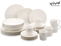 Všetky vyrobené z prémiového porcelánu v univerzálnej bielej farbe. Villeroy Boch Vivo 30 Teiliges Porzellan Set Internet S Best Online Offer Daily Ibood Com