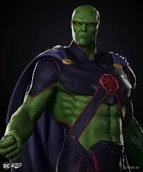 Martian manhunter was created by joseph samachson and was illustrated by joe certa for the dc comics. Martian Manhunter Fanart Statue By Vitor H Character Art 3d Cgsociety