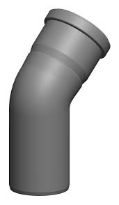3,5 Zoll (89 Mm) 45° Auspuff-Bogen Aus Baustahl – Fallrohr ...