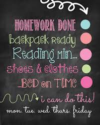 Back To School Chart Printable The 36th Avenue
