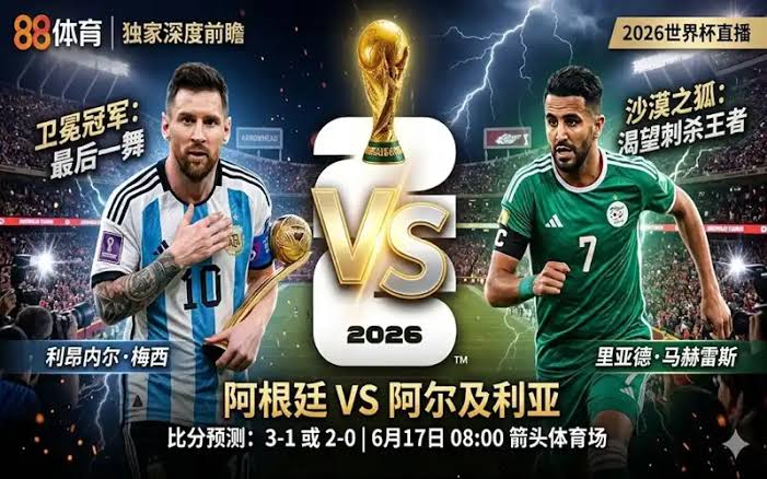2026世界杯阿根廷vs阿尔及利亚深度分析梅西最后世界杯卫冕首战