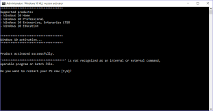 The batch files can be coded by the user and can be used to activate multiple computers. The Easy Way To Activate Windows 10 For Free Using Cmd