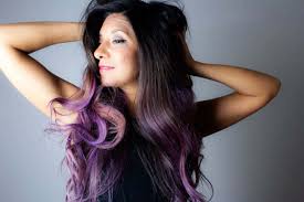Can i put colored dye over my black hair to achieve something similar to this picture? How To Dye Your Dark Hair Purple Without Bleaching It Living Gorgeous