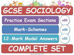 Gcse Sociology Assessment Pack 20x Practice Exam Sections Mark Schemes Model 12 Mark Answers Aqa Teaching Resources Practice Exam Sociology Study Websites