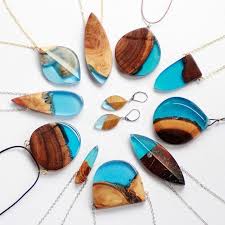 Artist Turns Old Wood Into Unique Jewelry By Using Its Natural Shape Wood Resin Jewelry Wood Jewellery Jewelry Crafts