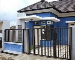Cat rumah minimalis warna biru muda. Rumah Minimalis Warna Biru