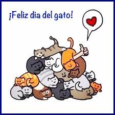 Sí, es sabido que hay días internacionales para todo. 20 De Febrero Dia Internacional Del Gato Cat And Dog Drawing Crazy Cats Cute Cat Drawing