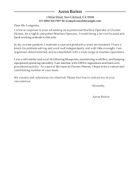 Free general resume cover letter template. Machinist Cover Letter Examples July 2021