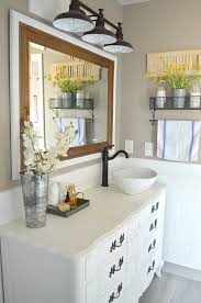 Painting the countertop is actually pretty easy. Honest Review Of My Chalk Painted Bathroom Vanities