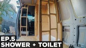 Rv toilet and shower cabin complete build in van conversion. S1e5 Sprinter Van Conversion Shower Toilet Youtube