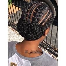 Buuunnnnn Book As 4 Feed In Braids Jazituphair Jazitupbraids Natural Hair Styles Braided Hairstyles African Braids Hairstyles