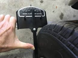 Here is a quick video on how you can adjust your front wheel toe alignment yourself and save a bunch of money. Tools For A Do It Yourself Alignment Bimmerlife