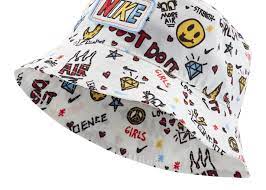 Nike Partners With 9 Year Old Designer Dear Giana For A Girl Power Sportswear Collaboration Bucket Hat Fashion Cute Hats Kids Bucket Hat