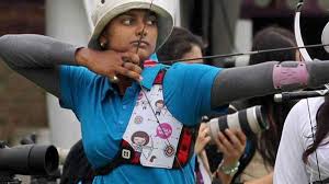 Atanu das took the lead in the match, helped by a 10 in his first arrow. Tokyo Olympics Atanu Das Tarundeeep Rai Deepika Kumari In Indian Recurve Archery Squad Other News India Tv