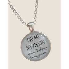Colar You Are My Person Greys Anatomy Voce E Minha Pessoa Shopee Brasil