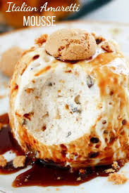 Amarettini Mousse With Rum Espresso Caramel Sauce Boozy Desserts Dessert Recipes Desserts