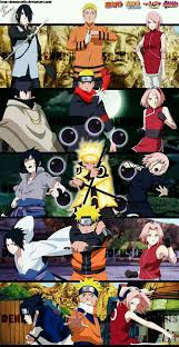 Team7 Naruto Uzumaki Sakura Haruno Sasuke Uchiha Shippuden The Last Gaiden Anime Fanart Team 7 Animasi Kartun