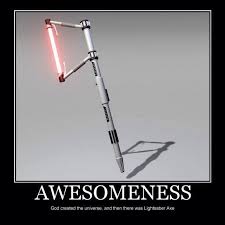 Axe Awesome Lightsaber Red Starwars Star Wars Humor Star Wars Memes Star Wars