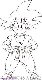 Imagenes de dragon ball z para dibujar faciles. Dibujos De Goku 35 Faciles Y A Lapiz