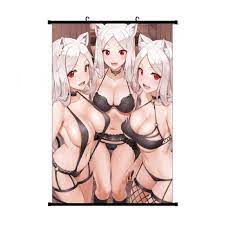 Amazon.com: Cerberus Hell Lingerie Sexy Anime Game Character Wall Fabric  Scroll Poster for Perfect Home Wall Decoration: Posters & Prints