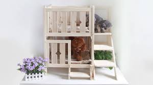 If you have problems with space, in your home and lots of pets, or you like the special decorations and surprising your guests, this there are many ways to create a small bunk bed for your dogs, they all follow the usual standards for bunk beds, but we just make them smaller, here. Multi Level Dog Beds Dog Bunk Bed