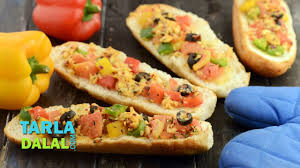 I love the fun, happy design, and am having fun poking around! Italian Open Sandwich By Tarla Dalal Youtube